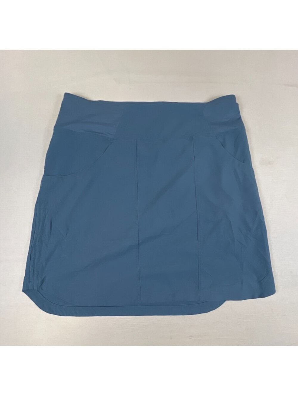 Patagonia Women Small Blue Performance Skort Athletic Skirt Hiking Shorts Pocket